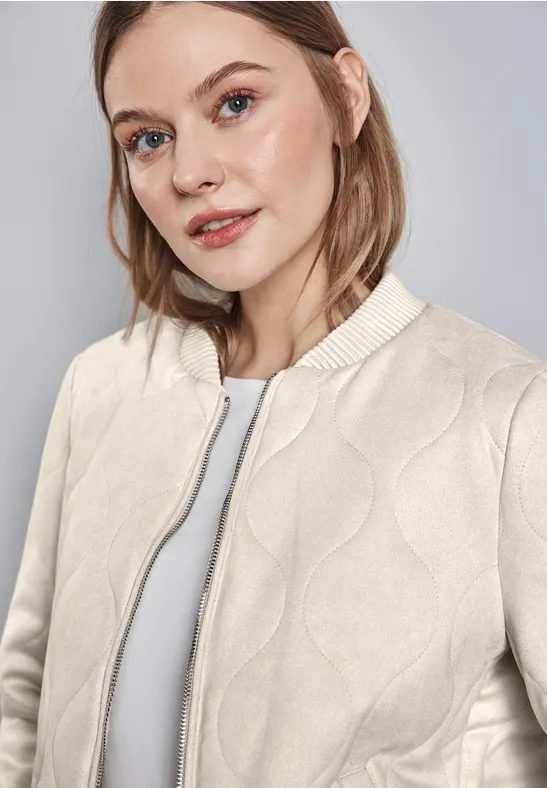 Velours Steppjacke
