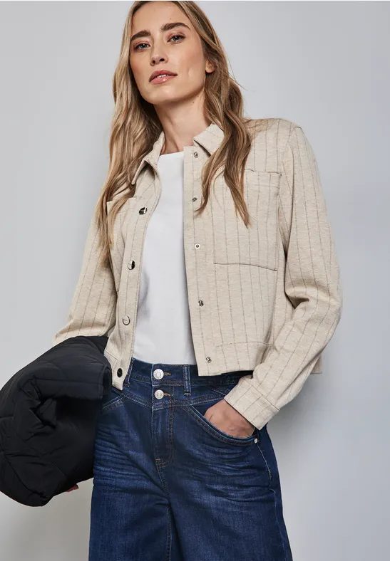 Gestreifte Jacke