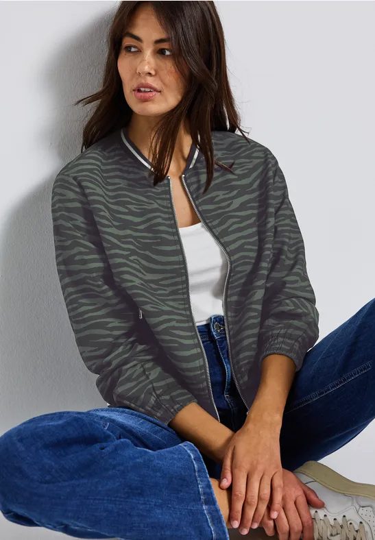 Gemusterter Blouson
