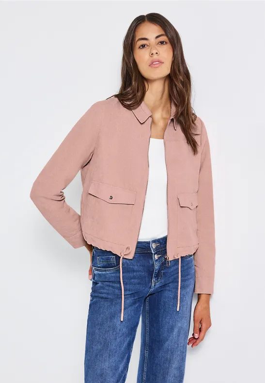 Cordjacke mit Zipper