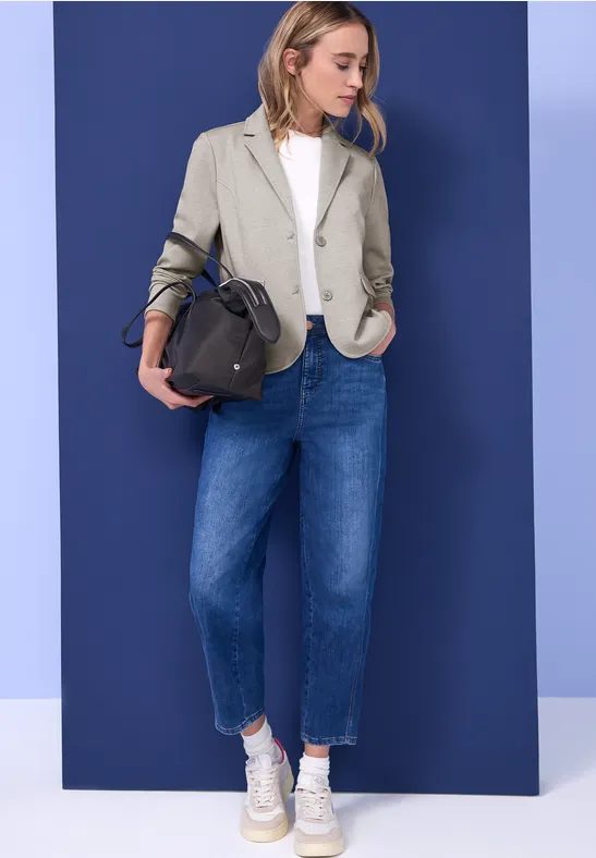 Basic Piqué Blazer