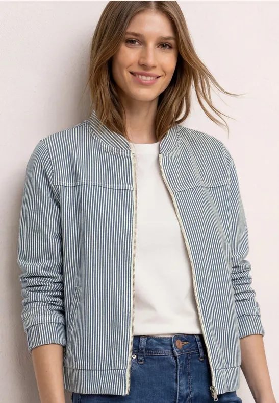 Jeans Blouson mit Reißverschluss