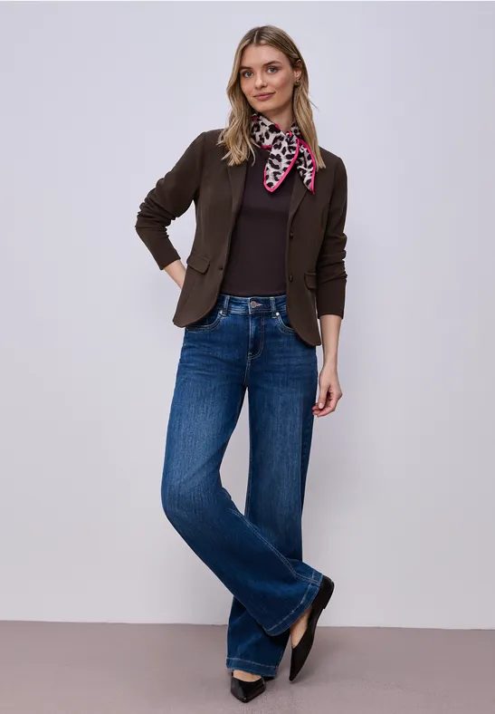 Basic Blazer mit Reverskragen