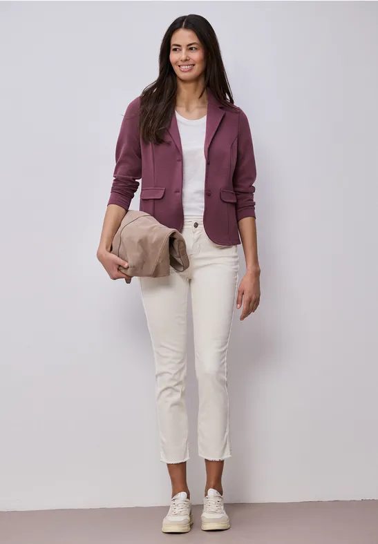 Basic Blazer mit Reverskragen