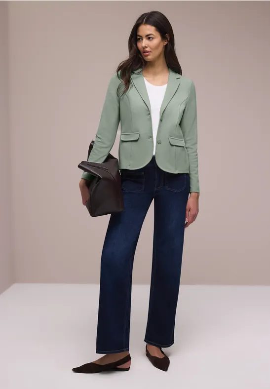 Basic Blazer mit Reverskragen