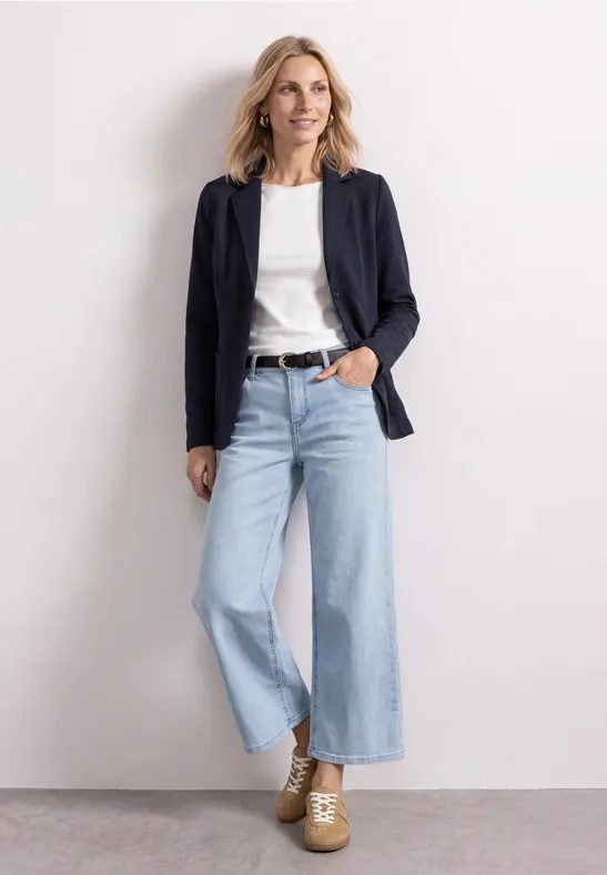 Basic Blazer in Unifarbe