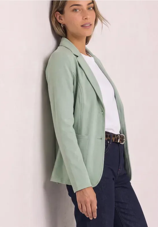 Basic Blazer in Unifarbe