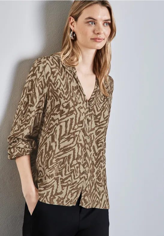 Bedruckte Bluse