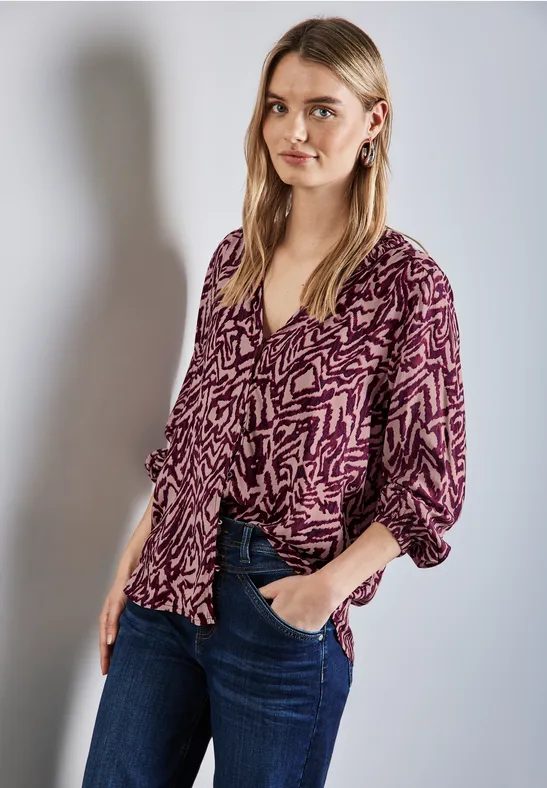 Bedruckte Bluse