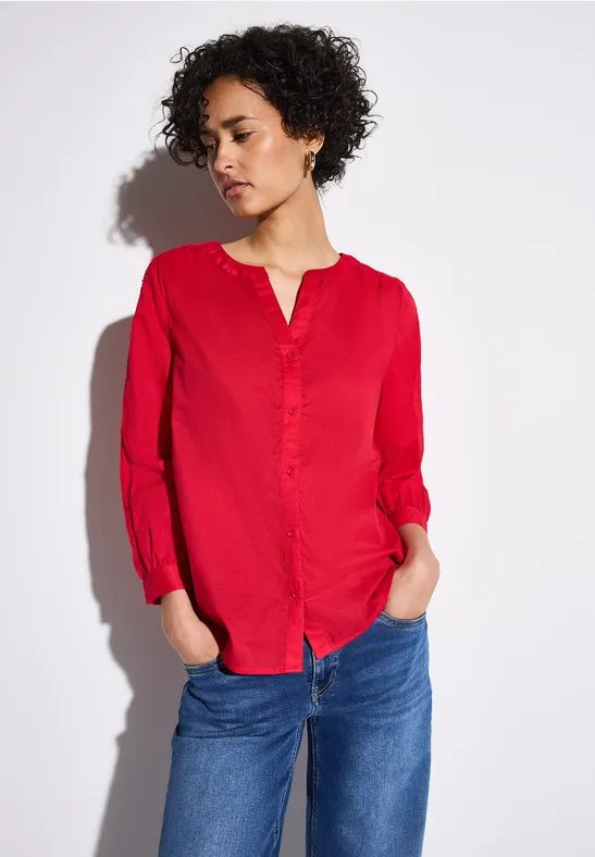 Bluse mit Tapedetails