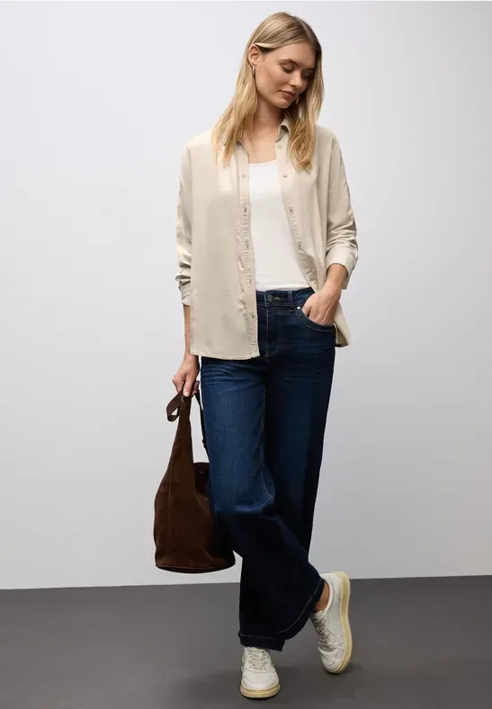 Bluse mit Gallonstreifen