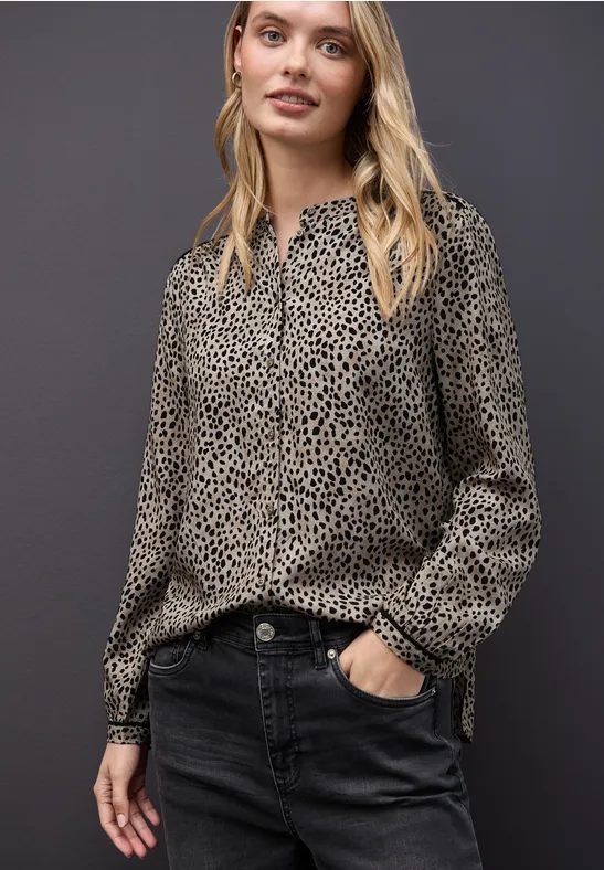 Leo Bluse mit Tapedetails