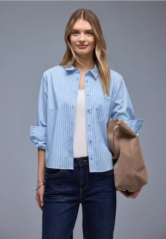 Gestreifte Hemdbluse