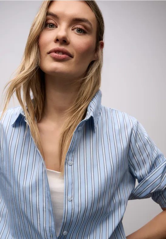 Gestreifte Hemdbluse