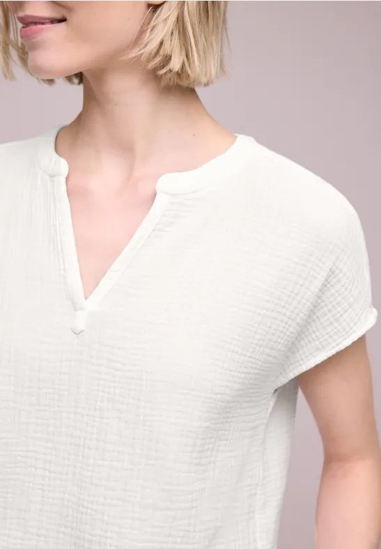 Blusenshirt in Musselin