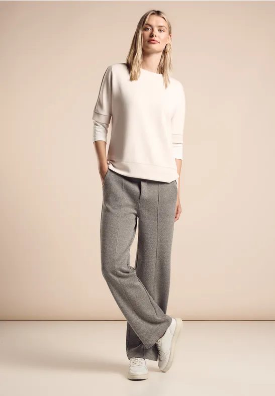 Jaquard Hose im Casual Fit