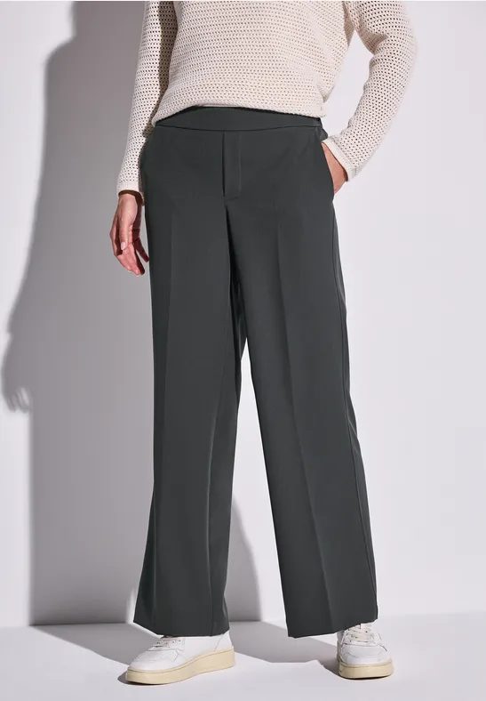 Wide Leg Twill Hose