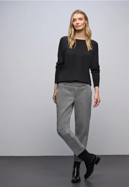 Melange Chino mit Tape