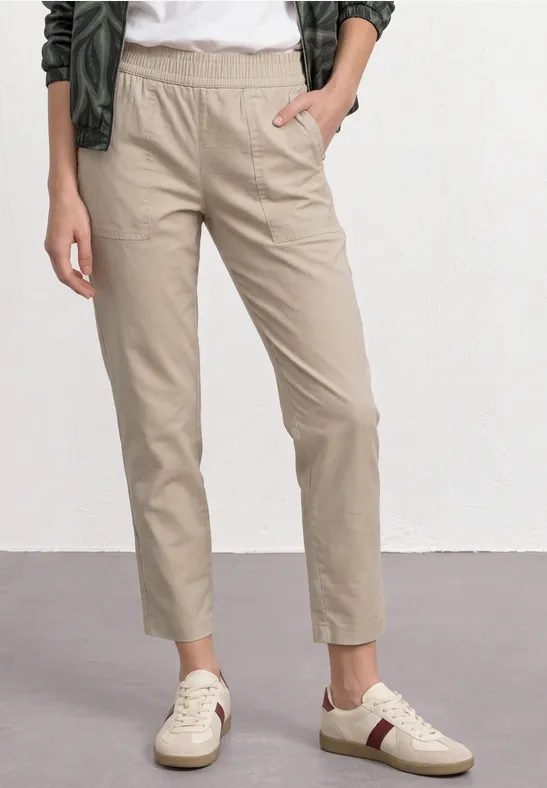 Slim Leg Chino mit Elastikbund
