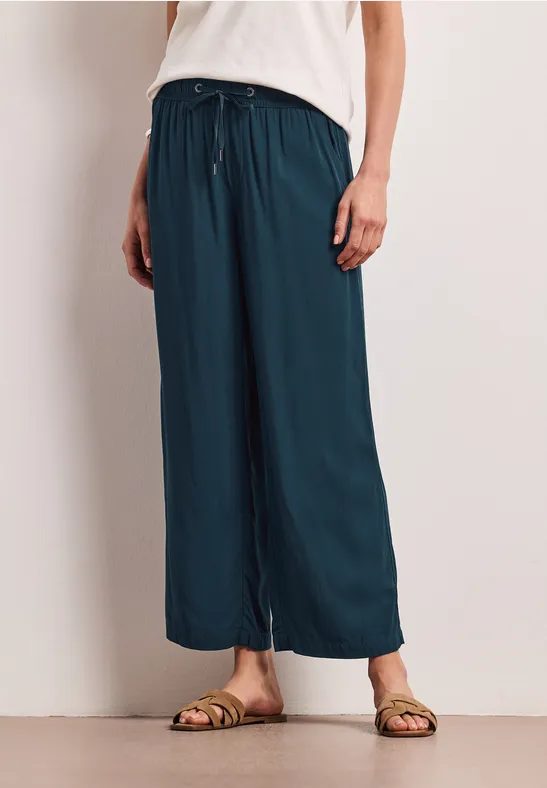 High Waist Wide Leg Hose im Loose Fit