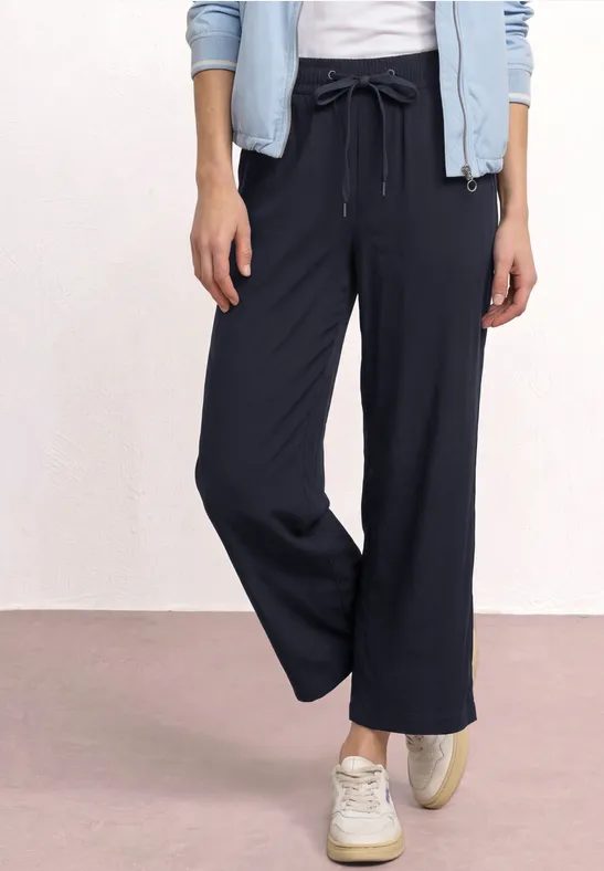 High Waist Wide Leg Hose im Loose Fit
