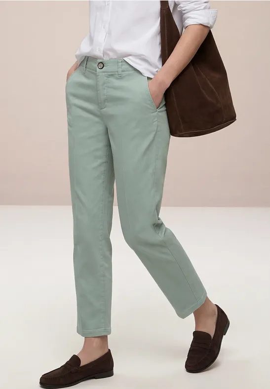 Slim Leg Chino aus Lyocellmix