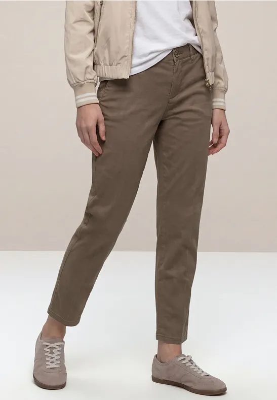 Slim Leg Chino aus Lyocellmix