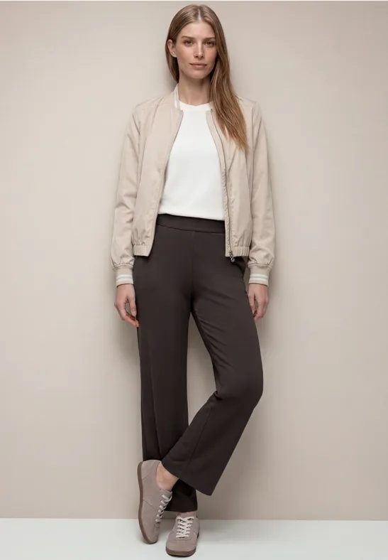 High Waist Wide Leg Hose im Loose Fit