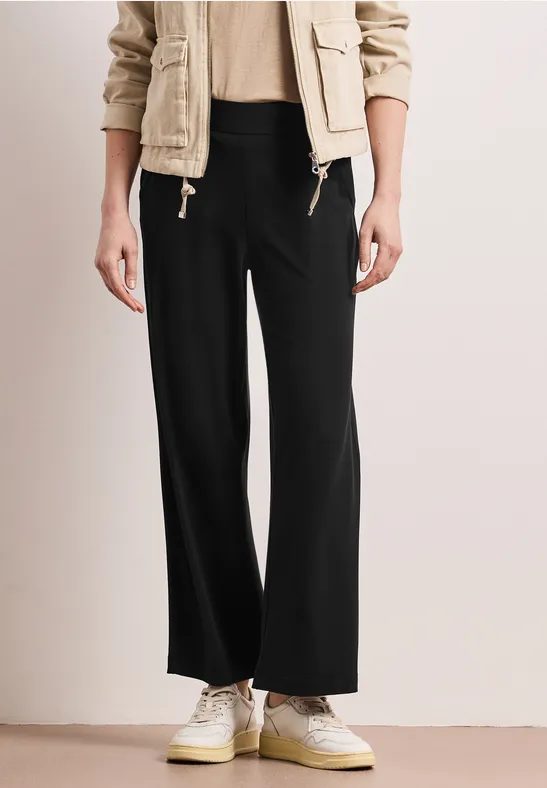 High Waist Wide Leg Hose im Loose Fit