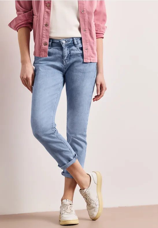 7/8 Low Waist Slim Leg Jeans im Casual Fit