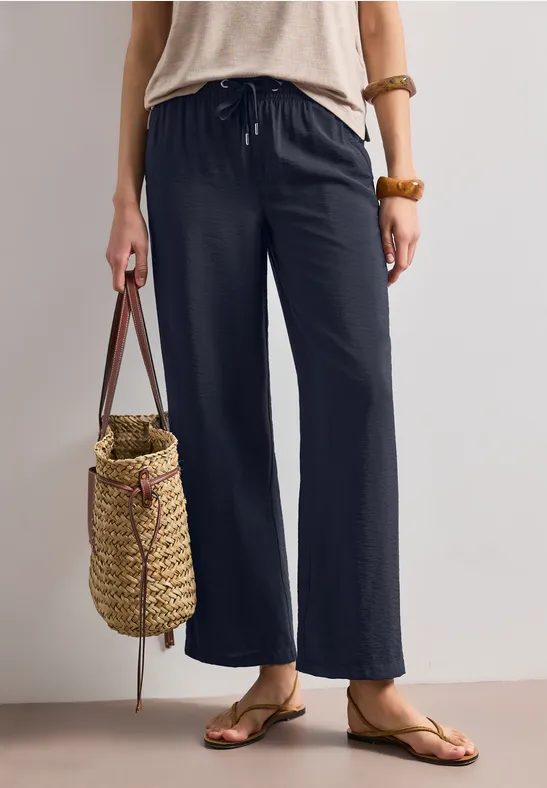 High Waist Wide Leg Hose im Loose Fit