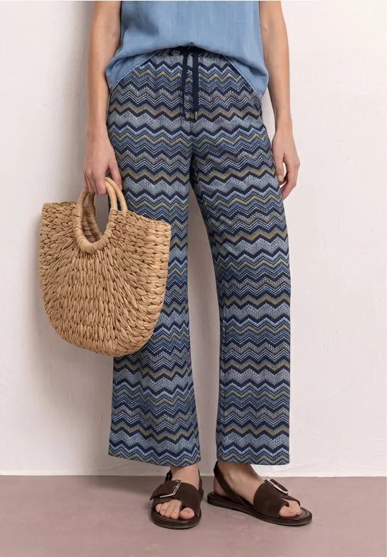High Waist Wide Leg Hose im Loose Fit