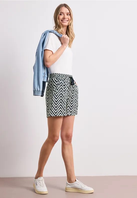 High Waist Shorts im Loose Fit mit Print