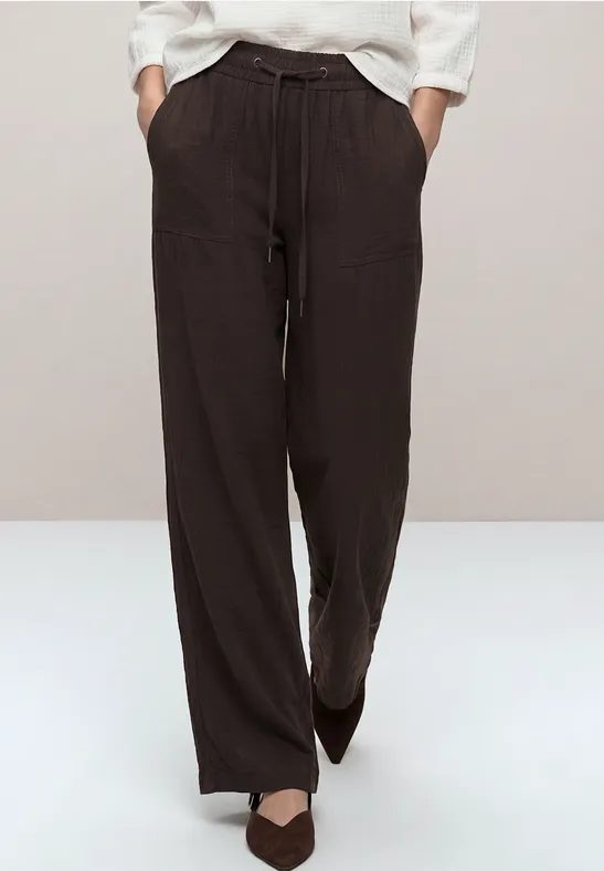 High Waist Wide Leg Hose im Loose Fit
