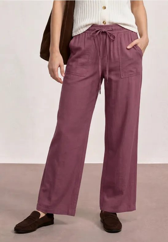 High Waist Wide Leg Hose im Loose Fit