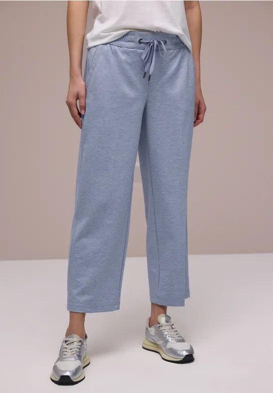 Wide Leg Hose mit Elastikbund