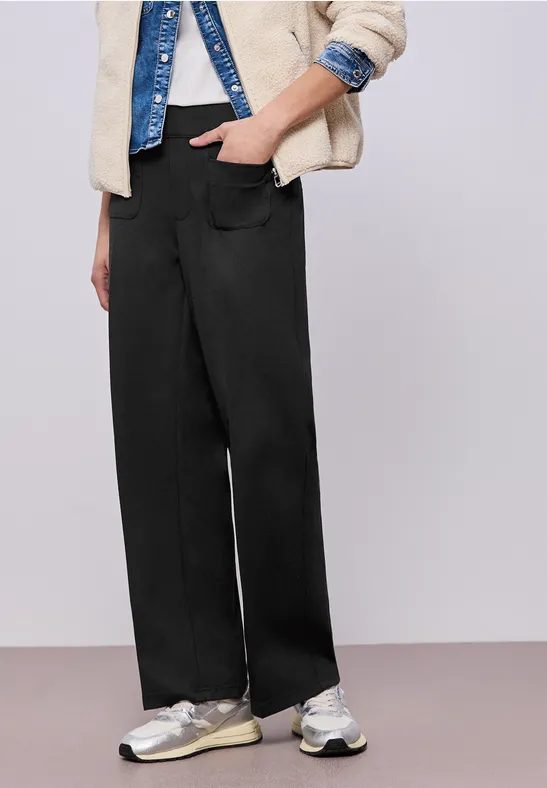 Straight Leg Hose mit Taschen