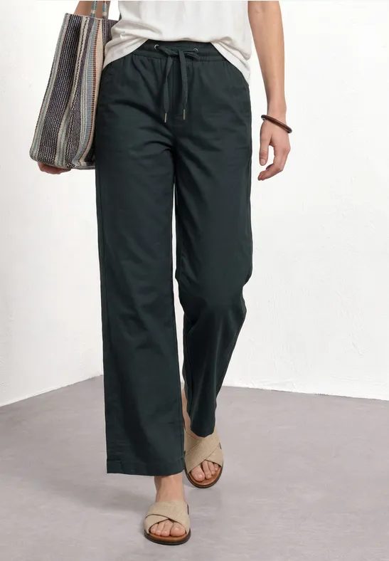 High Waist Wide Leg Hose im Loose Fit