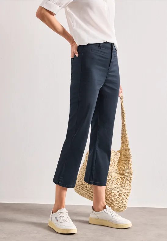 3/4 Flared Leg Hose im Casual Fit