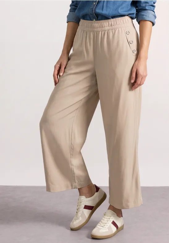High Waist Wide Leg Hose im Loose Fit