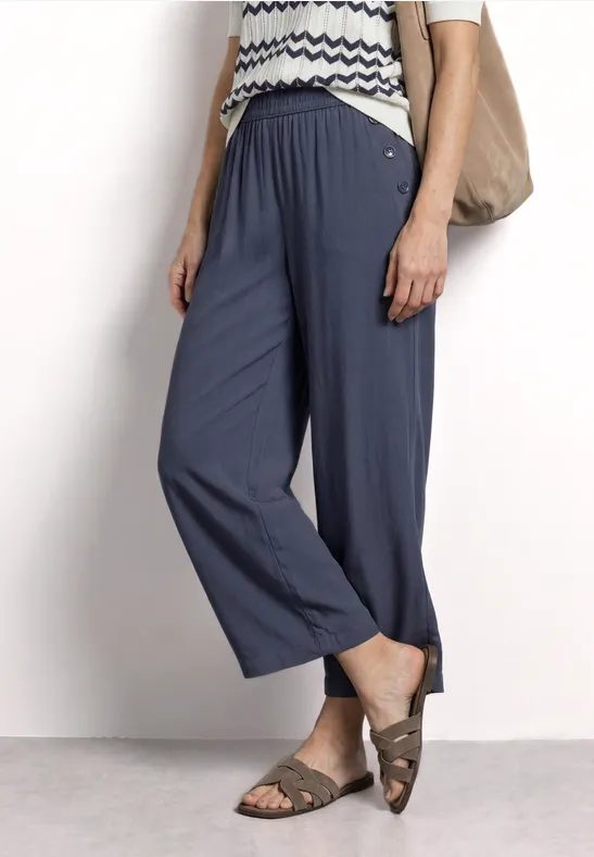 High Waist Wide Leg Hose im Loose Fit