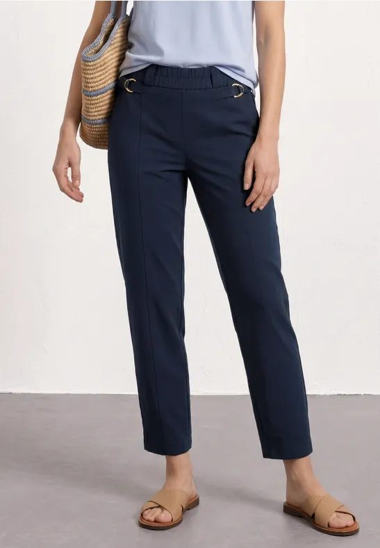 Barrel Leg Hose mit Schnallendetail