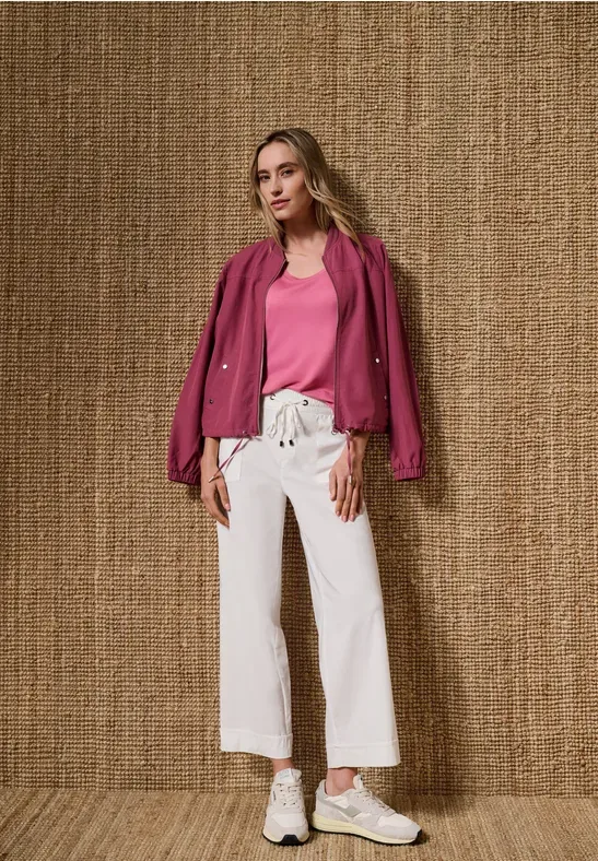 Straight Leg Hose im Casual Fit mit Turn