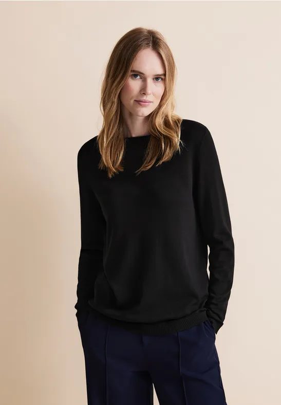 Basic Feinstrickpullover