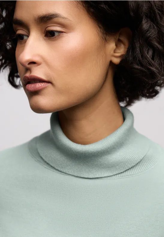 Basic Rollkragenpullover