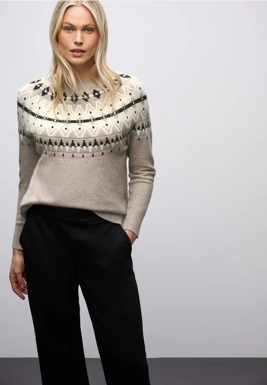 Pullover im Norweger