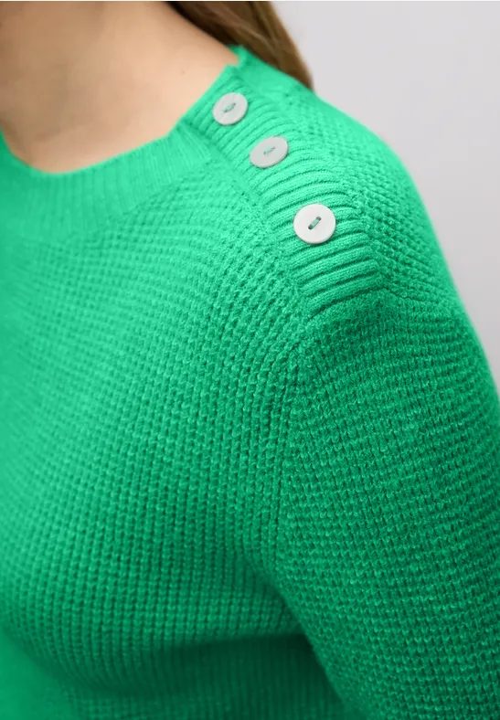 Pullover mit Knopfdetail