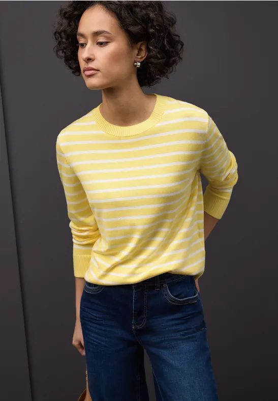 Gestreifter Pullover