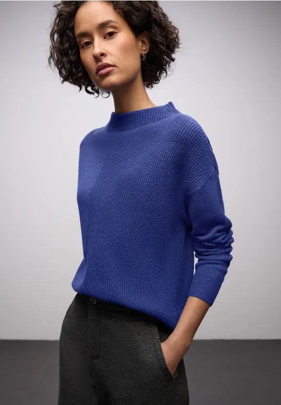 Strukturmix Pullover