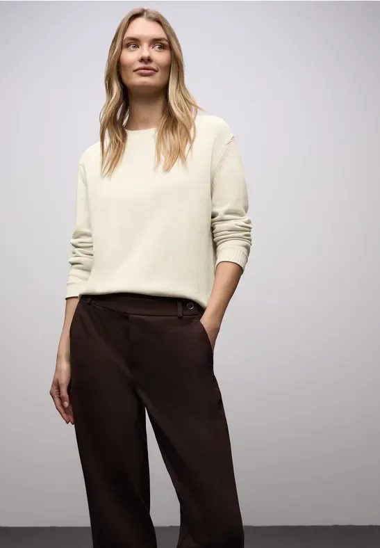 STREET ONE Strickpullover mit Rundhals